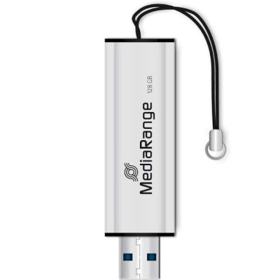 Флеш-накопичувач USB3.0 128GB MediaRange Black/Silver (MR918) Флеш-накопичувач USB3.0 128GB MediaRange Black/Silver (MR918)
