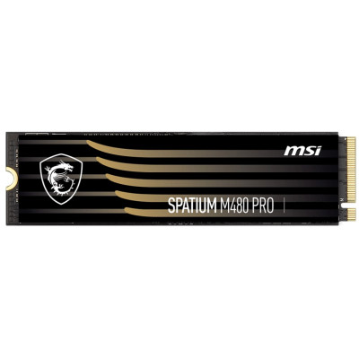 Накопичувач SSD 1TB MSI Spatium M480 Pro M.2 2280 PCIe 4.0 x4 NVMe 3D NAND TLC (S78-440L1G0-P83) Накопичувач SSD 1TB MSI Spatium M480 Pro M.2 2280 PCIe 4.0 x4 NVMe 3D NAND TLC (S78-440L1G0-P83)