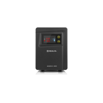 Джерело безпребійного живлення REAL-EL Reserve-1000 (EL122100004) Джерело безпребійного живлення REAL-EL Reserve-1000 (EL122100004)