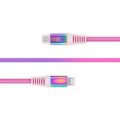 Кабель REAL-EL USB Type-C - Lightning (M/M), 1 м, Rainbow (EL123500054) Кабель REAL-EL USB Type-C - Lightning (M/M), 1 м, Rainbow (EL123500054)