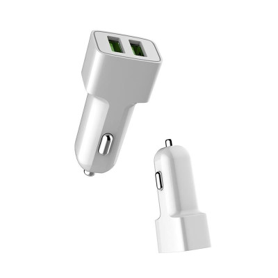 Автомобільний зарядний пристрій ColorWay (2USBх2.4A) AutoID White (CW-CHA009-WT) Автомобільний зарядний пристрій ColorWay (2USBх2.4A) AutoID White (CW-CHA009-WT)