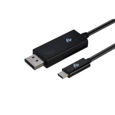 Кабель 2E Displayport - USB Type-C (M/M), 1 м, Black (2E-W1402) Кабель 2E Displayport - USB Type-C (M/M), 1 м, Black (2E-W1402)