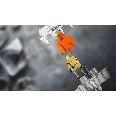Клавіатура бездротова Hator Rockfall 3 Mecha TKL Wireless Orange Black (HTK850UA)