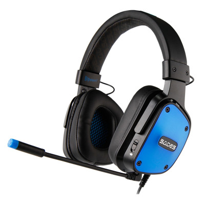 Гарнітура Sades SA-722 Dpower Black/Blue (sa722blj) Гарнітура Sades SA-722 Dpower Black/Blue (sa722blj)