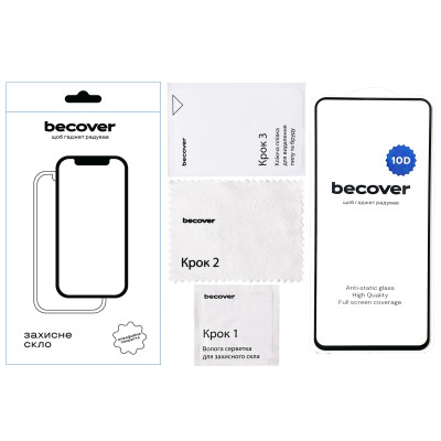 Захисне скло BeCover для Tecno Spark Go 2024 (BG6) 10D Black (711814) Захисне скло BeCover для Tecno Spark Go 2024 (BG6) 10D Black (711814)