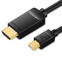 Кабель Vention MiniDisplayPort - HDMI V 1.4 (M/M), 3 м, чорний (HAHBI) Кабель Vention MiniDisplayPort - HDMI V 1.4 (M/M), 3 м, чорний (HAHBI)