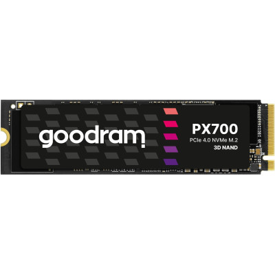 Накопичувач SSD 4TB Goodram PX700 M.2 2280 PCIe 4.0 x4 NVMe 3D NAND (SSDPR-PX700-04T-80) Накопичувач SSD 4TB Goodram PX700 M.2 2280 PCIe 4.0 x4 NVMe 3D NAND (SSDPR-PX700-04T-80)