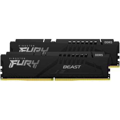 Модуль пам`яті DDR5 2x16GB/5200 Kingston Fury Beast Black (KF552C40BBK2-32)