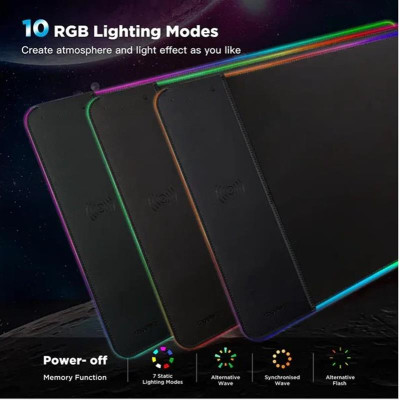 Килимок для миші з бездротовим зарядним пристроєм Choetech (T543-F) RGB Illuminated 15W Wireless Charging Mouse Pad Килимок для миші з бездротовим зарядним пристроєм Choetech (T543-F) RGB Illuminated 15W Wireless Charging Mouse Pad