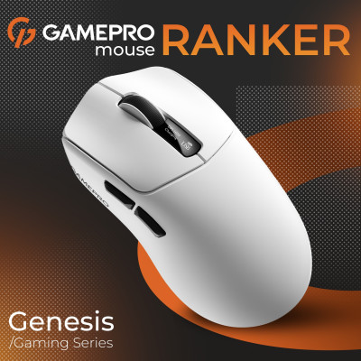 Миша бездротова GamePro Genesis Ranker White (GM012W) Миша бездротова GamePro Genesis Ranker White (GM012W)