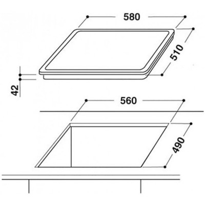 Варильна поверхня Whirlpool AKT 8190 BA Варильна поверхня Whirlpool AKT 8190 BA