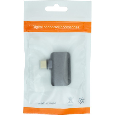Адаптер PowerPlant USB Type-C - DisplayPort (M/F) Black (CA914265) Адаптер PowerPlant USB Type-C - DisplayPort (M/F) Black (CA914265)