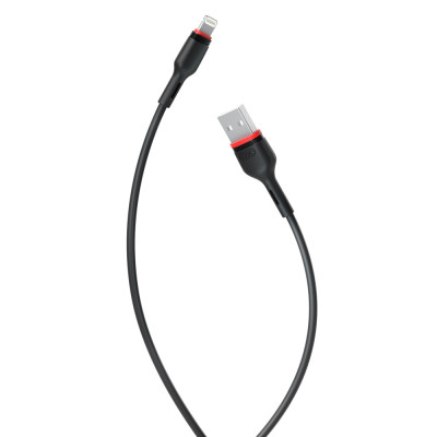 Кабель XO NB-P171 USB - Lightning, (M/M), 2.4A 1 м Black (6920680873647)