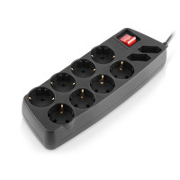 Фільтр живлення REAL-EL RS-10 Protect 1.8 м Black Фільтр живлення REAL-EL RS-10 Protect 1.8 м Black