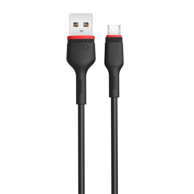 Кабель XO NB-P171 USB - microUSB, (M/M), 2.4A 1 м Black (6920680873661)