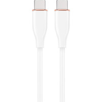 Кабель Cablexpert USB Type-C - USB Type-C (M/M), 3 A, 60 W, 1.5 м, White (CC-USB2S-CMCM-1.5M-W) Кабель Cablexpert USB Type-C - USB Type-C (M/M), 3 A, 60 W, 1.5 м, White (CC-USB2S-CMCM-1.5M-W)