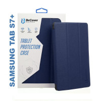 Чохол-книжка BeCover Smart для Samsung Galaxy Tab S7+ SM-T970/SM-T975 Deep Blue (705226) Чохол-книжка BeCover Smart для Samsung Galaxy Tab S7+ SM-T970/SM-T975 Deep Blue (705226)