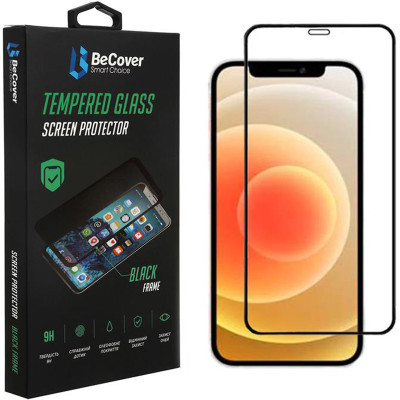 Захисне скло BeCover для Apple iPhone 14 Black (707970) Захисне скло BeCover для Apple iPhone 14 Black (707970)