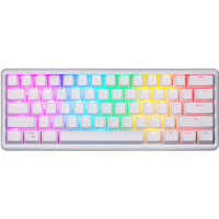 Клавіатура бездротова Motospeed SK66 Gateron Red Hot Swap White (mtsk66wmr) Клавіатура бездротова Motospeed SK66 Gateron Red Hot Swap White (mtsk66wmr)