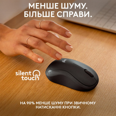 Миша бездротова Logitech M240 Silent Charcoal (910-007119) Миша бездротова Logitech M240 Silent Charcoal (910-007119)