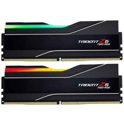 Модуль пам`ятi DDR5 2x16GB/6400 G.Skill Trident Z5 Neo RGB Black (F5-6400J3239G16GX2-TZ5NR) Модуль пам`ятi DDR5 2x16GB/6400 G.Skill Trident Z5 Neo RGB Black (F5-6400J3239G16GX2-TZ5NR)