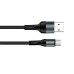 Кабель ColorWay USB - USB Type-C (M/M), nylon, 2.4 А, 1 м, Black (CW-CBUC045-BK) Кабель ColorWay USB - USB Type-C (M/M), nylon, 2.4 А, 1 м, Black (CW-CBUC045-BK)