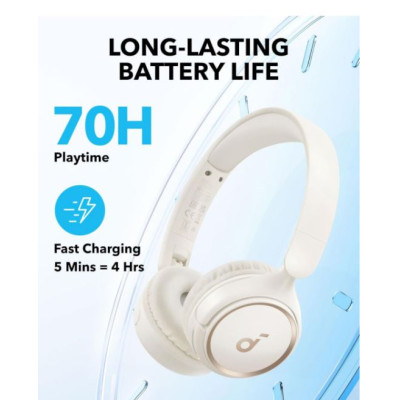 Bluetooth-гарнітура Anker SoundCore H30i White (A3012G21) Bluetooth-гарнітура Anker SoundCore H30i White (A3012G21)