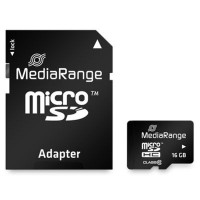 Карта пам`ятi MicroSDHC 16GB Class 10 MediaRange R45/W12MB/s + SD-adapter (MR958) Карта пам`ятi MicroSDHC 16GB Class 10 MediaRange R45/W12MB/s + SD-adapter (MR958)