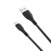 Кабель XO NB185 USB - Lightning, (M/M), 6A 1 м Black (6920680879236) Кабель XO NB185 USB - Lightning, (M/M), 6A 1 м Black (6920680879236)
