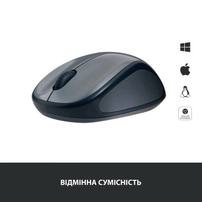Миша бездротова Logitech M235 Grey (910-002201) Миша бездротова Logitech M235 Grey (910-002201)