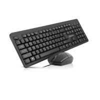 Комплект (клавіатура, миша) REAL-EL Standard 504 Kit Black (EL123100037)