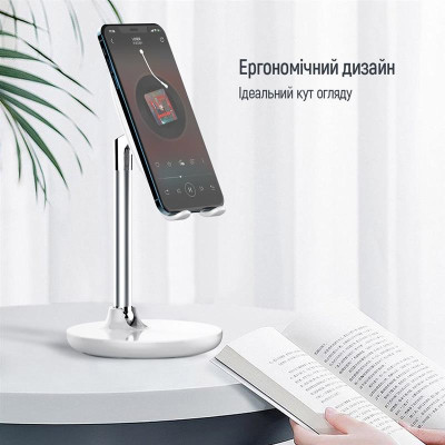 Підставка-тримач ColorWay White (CW-SH013-WT) Підставка-тримач ColorWay White (CW-SH013-WT)