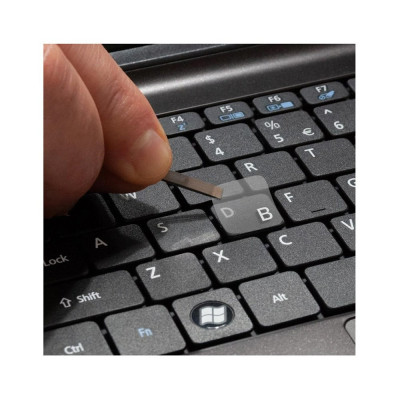 Наліпки на клавіатуру СolorWay прозора, біла (CW-BNW) Наліпки на клавіатуру СolorWay прозора, біла (CW-BNW)