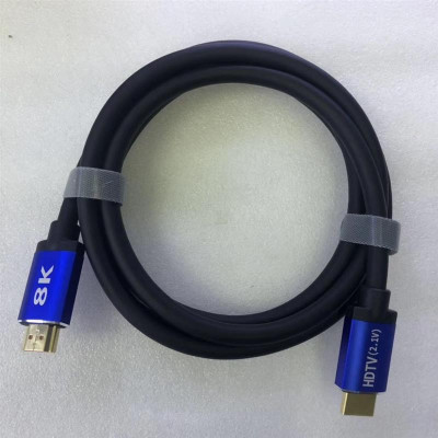 Кабель Atcom HDMI - HDMI V 2.1 (M/M), 2 м, Black/Blue (88888) Кабель Atcom HDMI - HDMI V 2.1 (M/M), 2 м, Black/Blue (88888)