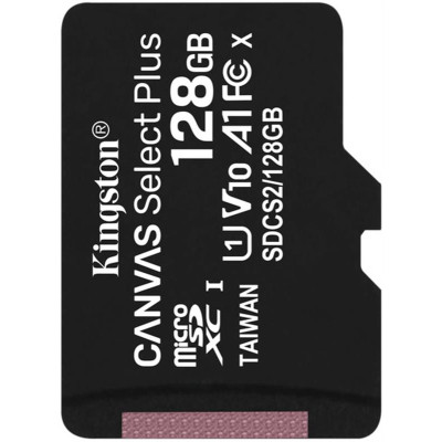 Карта пам`яті MicroSDXC 128GB UHS-I Class 10 Kingston Canvas Select Plus R100MB/s (SDCS2/128GBSP) Карта пам`яті MicroSDXC 128GB UHS-I Class 10 Kingston Canvas Select Plus R100MB/s (SDCS2/128GBSP)