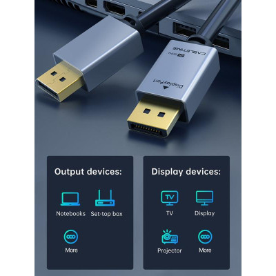 Кабель Cabletime DisplayPort - DisplayPort (M/M), 1.8 м (CD20K) Кабель Cabletime DisplayPort - DisplayPort (M/M), 1.8 м (CD20K)