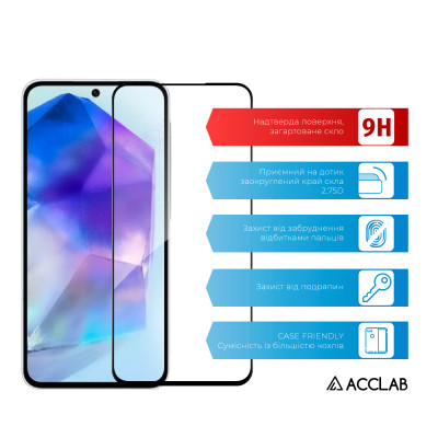 Захисне скло ACCLAB Full Glue для Samsung Galaxy A56 5G SM-A566 Black (1283126613029) Захисне скло ACCLAB Full Glue для Samsung Galaxy A56 5G SM-A566 Black (1283126613029)