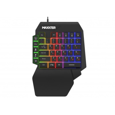 Клавiатура Maxxter KBG-OH-01B-UA Black Клавiатура Maxxter KBG-OH-01B-UA Black