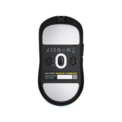 Миша бездротова Hator Quasar 3 Wireless Black (HTM730) Миша бездротова Hator Quasar 3 Wireless Black (HTM730)
