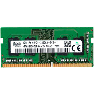 Модуль пам`яті SO-DIMM 4GB/3200 DDR4 Hynix (HMA851S6DJR6N-XN) Модуль пам`яті SO-DIMM 4GB/3200 DDR4 Hynix (HMA851S6DJR6N-XN)