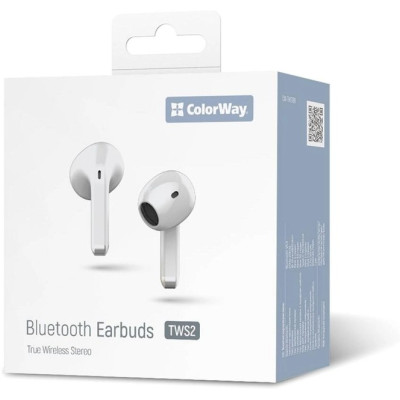 Bluetooth-гарнітура СolorWay Slim TWS-2 Earbuds White (CW-TWS2WT)