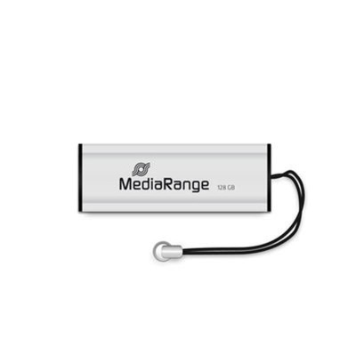Флеш-накопичувач USB3.0 128GB MediaRange Black/Silver (MR918) Флеш-накопичувач USB3.0 128GB MediaRange Black/Silver (MR918)