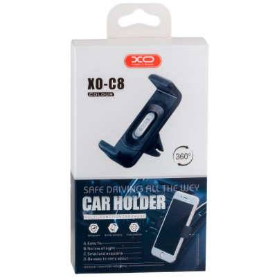 Тримач автомобільний XO С8 Black