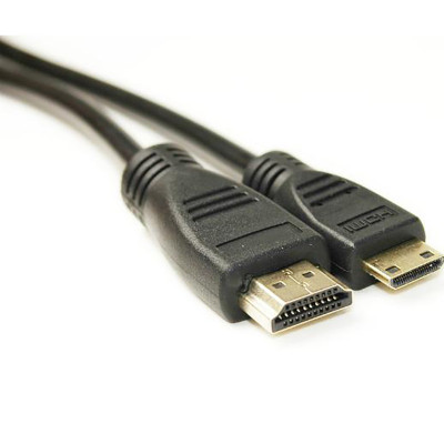 Кабель PowerPlant (KD00AS1273) HDMI-miniHDMI v1.4, 2м, Black Кабель PowerPlant (KD00AS1273) HDMI-miniHDMI v1.4, 2м, Black