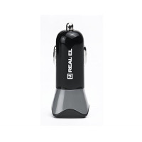 Автомобільний зарядний пристрій REAL-EL CA-30 QC3.0 (1USBx3A) Black/Grey Автомобільний зарядний пристрій REAL-EL CA-30 QC3.0 (1USBx3A) Black/Grey