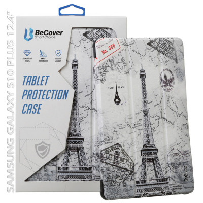 Чохол-книжка BeCover Smart Case для Samsung Galaxy Tab S10 Plus SM-X820/SM-X826 Paris (712246) Чохол-книжка BeCover Smart Case для Samsung Galaxy Tab S10 Plus SM-X820/SM-X826 Paris (712246)