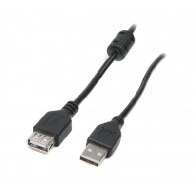 Кабель Maxxter (UF-AMAF-6) USB 2.0 AM - USB 2.0 AF, 1.8м, феритовий фільтр Кабель Maxxter (UF-AMAF-6) USB 2.0 AM - USB 2.0 AF, 1.8м, феритовий фільтр