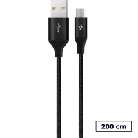 Кабель Ttec USB - мicro USB (M/M), AlumiCable XL, 2 м, Black (2DK21S) Кабель Ttec USB - мicro USB (M/M), AlumiCable XL, 2 м, Black (2DK21S)