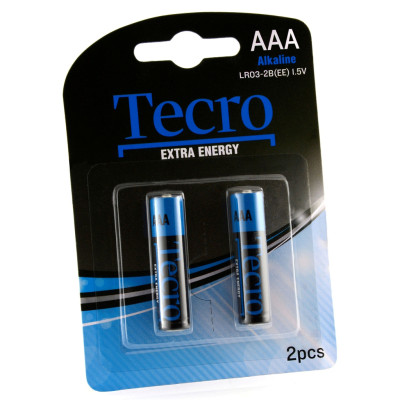 Батарейка Tecro Extra Energy Alkaline AAA/LR03 BL 2 шт Батарейка Tecro Extra Energy Alkaline AAA/LR03 BL 2 шт