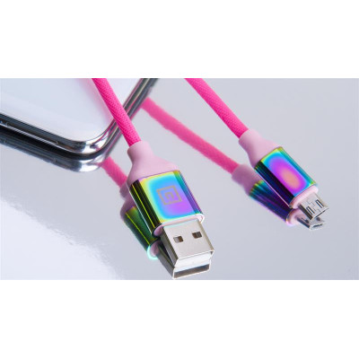 Кабель REAL-EL Premium USB - micro USB (M/M), 1 м, Rainbow (EL123500052) Кабель REAL-EL Premium USB - micro USB (M/M), 1 м, Rainbow (EL123500052)